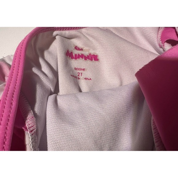 Minnie Mouse and Sea Shell Tassel Pink Bathing Suits lot of 2 Girl Sz 2T - Picture 8 of 8